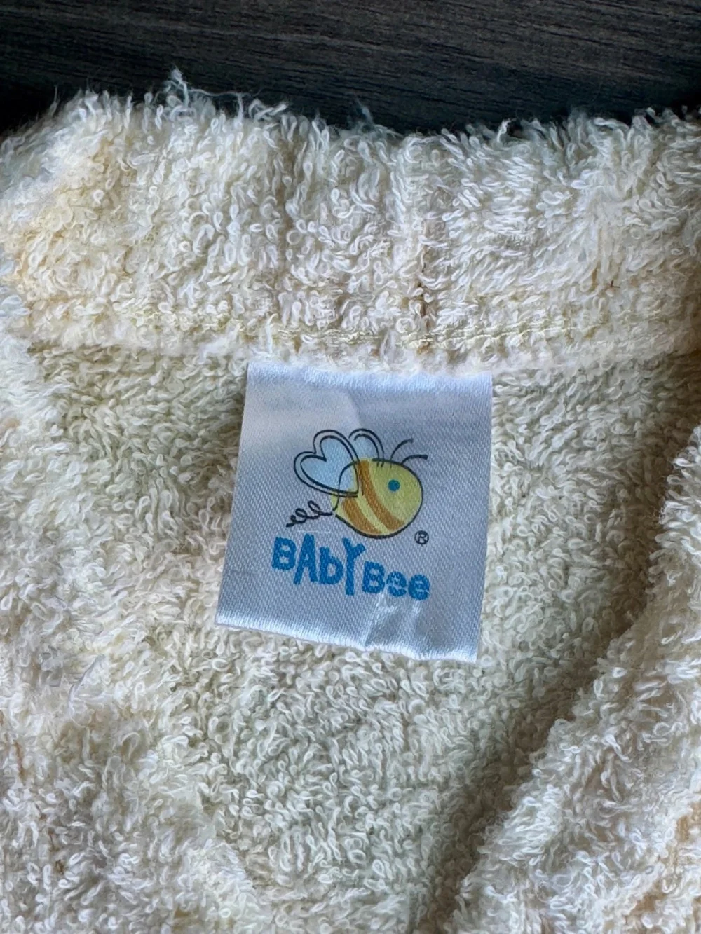 Children's‎ Terry Cloth Bathrobe Yellow Puppy Applique 18M Cotton Wrap Robe